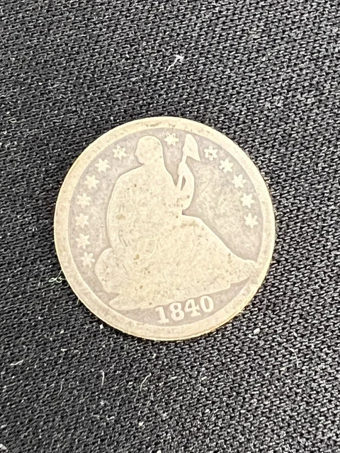 1840 Seated Liberty Half Dime