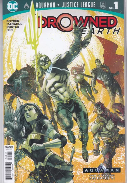 Dc Comics Aquaman/Justice League Drowned Earth #1 January 2019 Same Day Dispatch