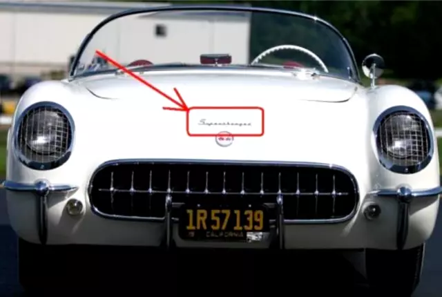 RARE! McCulloch 1953 Corvette NOS "SUPERCHARGED EMBLEM" MINT! w/FREE SHIPPING! RARE! McCulloch 1953 Corvette NOS "SUPERCHARGED EMBLEM" MINT! w/FREE SHIPPING!