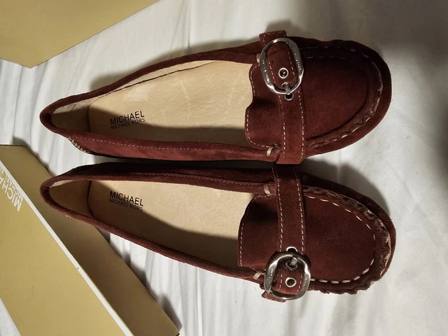 Michael kors on sale red loafers