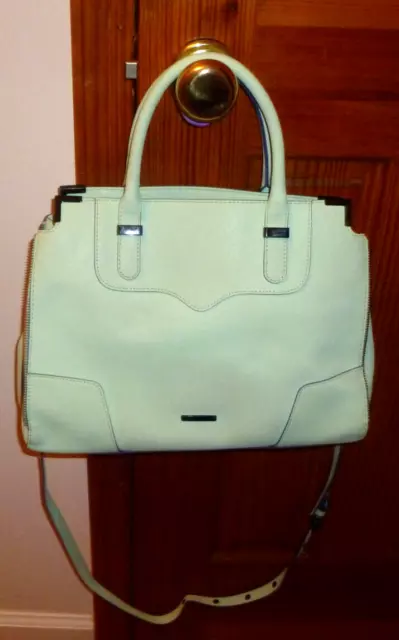 Rebecca Minkoff Amorous Mint Green Tote/Crossbody/Satchel-Very nice condition...