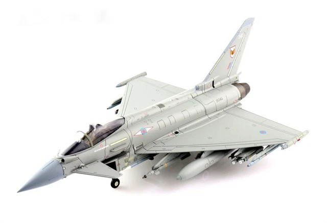 New And Now In Stock Hobby Master HA6615 Eurofighter Typhoon FGR4 ZK344 1 F Sqn Op Shader Raf Akrotiri March 2021 With Storm Shadows Cruise Missiles P20597 81747 Image