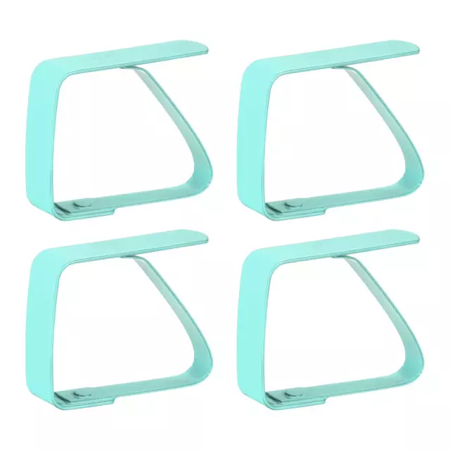 Tablecloth Clips 50mm x 40mm 420 Stainless Steel Table Cloth Holder Green 4 Pcs