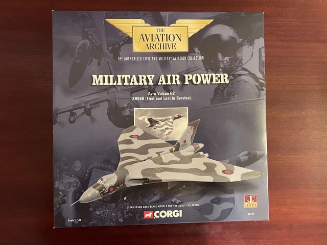At Auction: BOXED CORGI MILITARY AIR POWER TUPOLEV TU-4, 1:144 SCALE