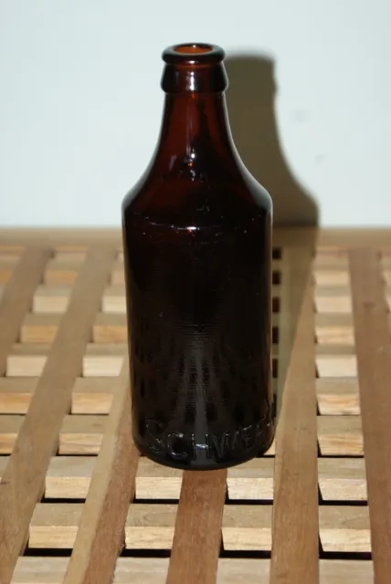 Schweppes Brown Ginger Beer Bottle