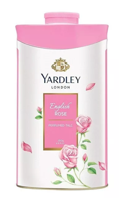 Yardley London Talc parfumé Poudre de talc à la rose anglaise - 250 g...