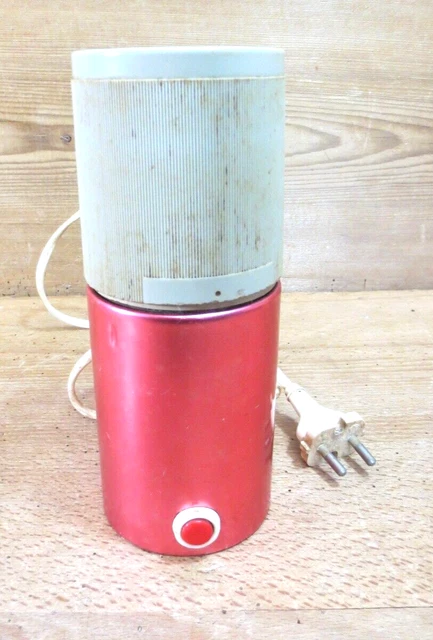 SWM2 Kaffemühle Oberlind DDR Mokka Puderzucker Zerkleinerer Mühle metallic-pink