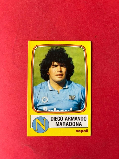 Figurine Panini Maradona N°176 - Calciatori 1985/86 - Autocollante Avec Velin Reconstitué