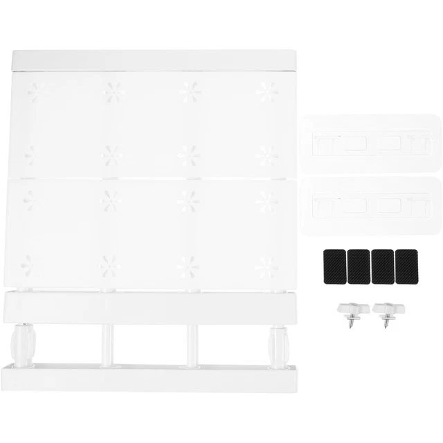 Yuhtech 5 Pcs Séparateurs d'étagères de Placard, Rangement de Sac à Main, Séparateurs de Garde-Robe Ajustables, Rangement de Sac à Main pour Chambre à Coucher, Cuisine, Garde-Robe