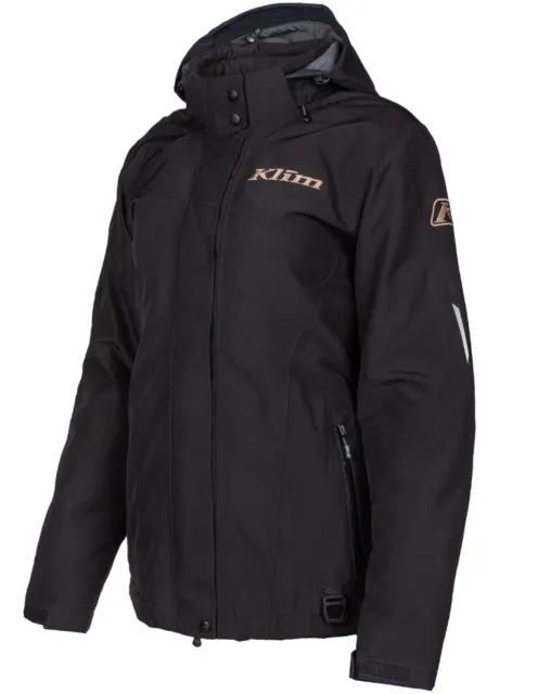 Klim Allure Womens Black Rose Snowmobile Jacket 3369-008-140-011 Size Large