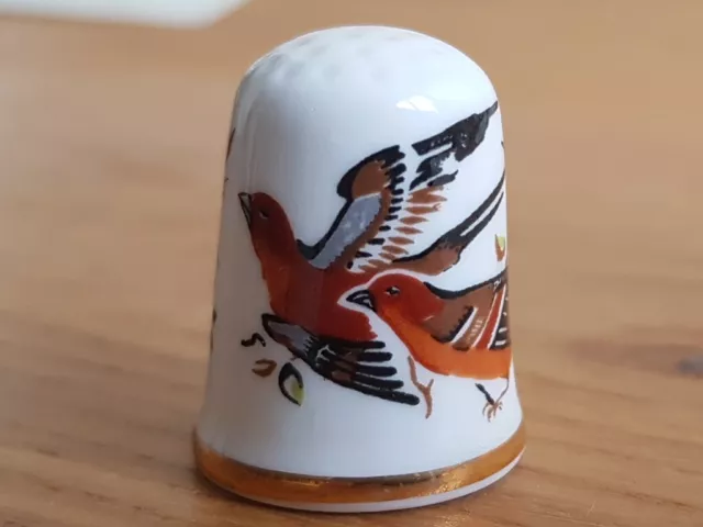 THIMBLE COLLECTORS CLUB, Chaffinches Caverswall, England