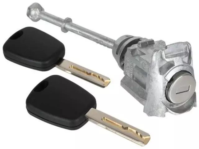 Serrure de Porte Cylindre Avant à Gauche + 2x Clé pour Citroen C5 III / C3 II