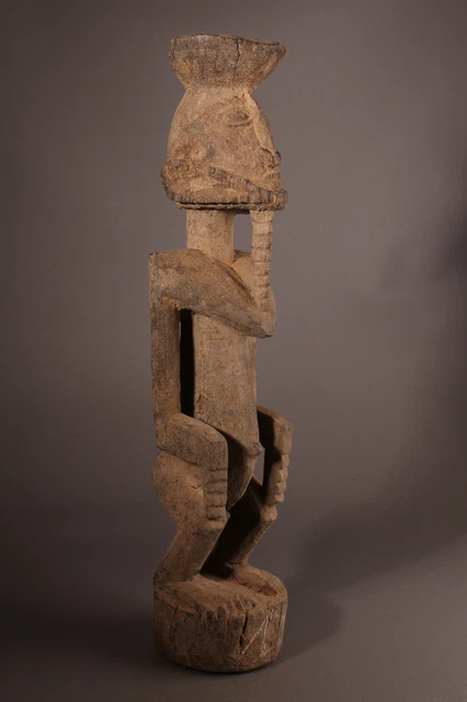 12365 Old Figure One Dogon Ancestor Mali 54 CM 3