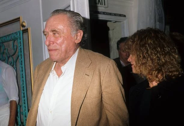 CHARLES BUKOWSKI POSES for a portrait November 1987 in LA Old Photo EUR ...