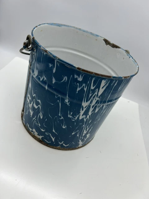 Ancien Réchaud Sinel émaillé Bleu Blanc Déco Vintage à Buellas 23045617