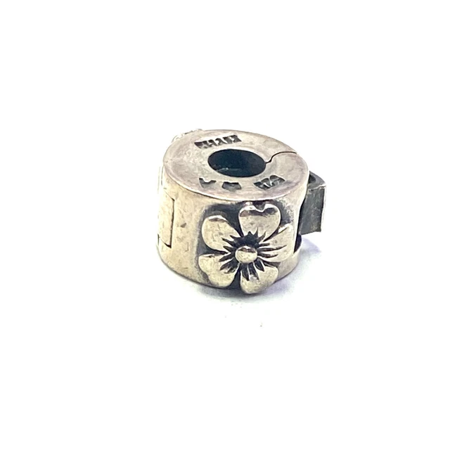 Genuine Silver 925 Chamilia Flower Clip Charm  PH1437