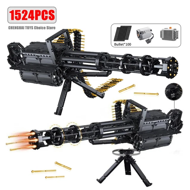 WW2 ELECTRIC GATLING Machine Gun Building Blocks Set EUR 153,59 ...