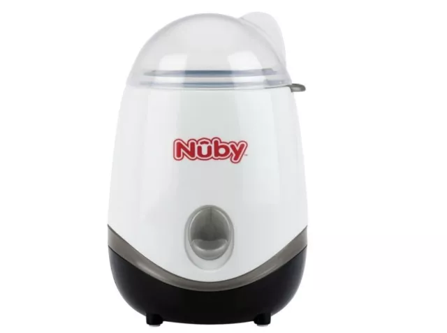 Nûby ID1564 Babykostwärmer und Sterilisator 2-in-1, weiß