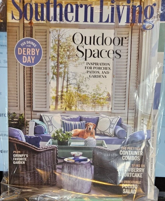 SOUTHERN LIVING MAGAZINE April 2024 Matthew Camila McConaughey Texas