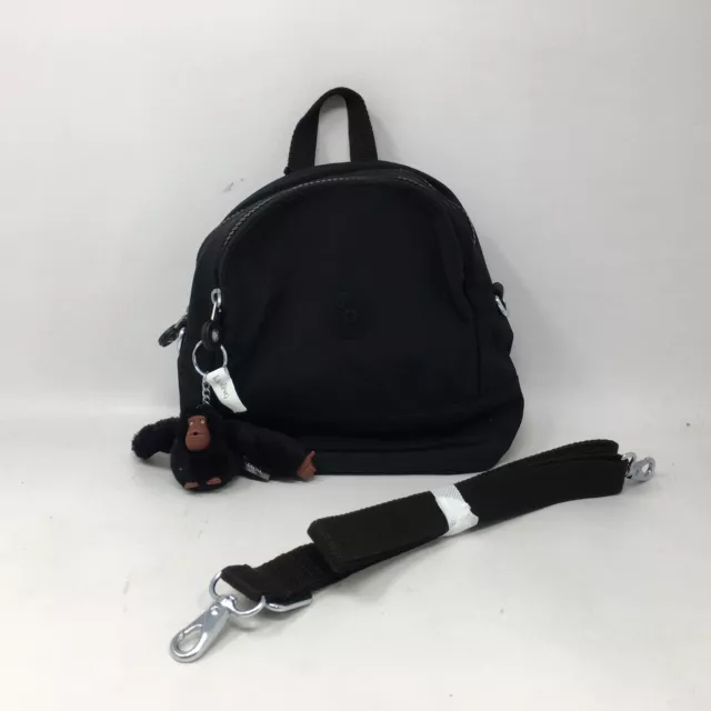 Kipling IVES KI4063 0DH Mini Daily Backpack, Size 7" x 9.5" x 3" - Black Tonal