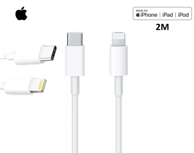 Für Original Apple USB-C zu Lightning Ladekabel 2M Kabel für iPhone 12 13 14 Pro