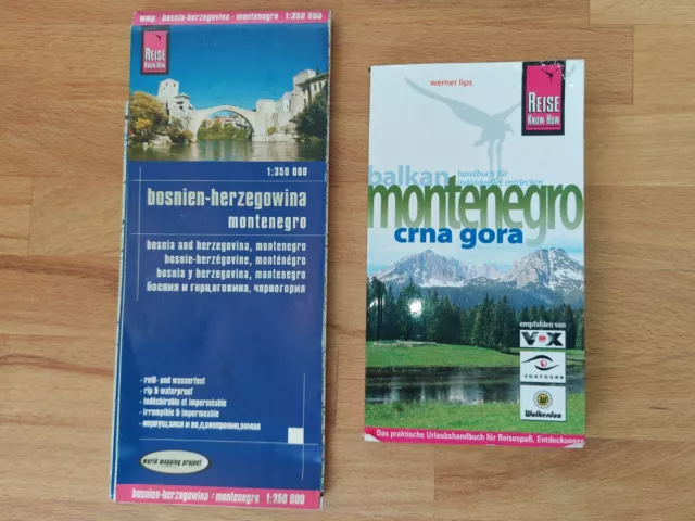 Reiseführer Montenegro Mit Karte