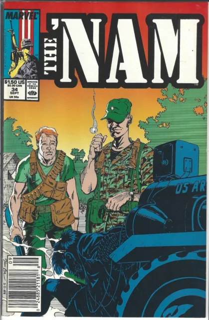 The 'Nam #34 (Nm) High Grade Copper Age War, Viet Nam, $3.95 Flat Rate Shipping