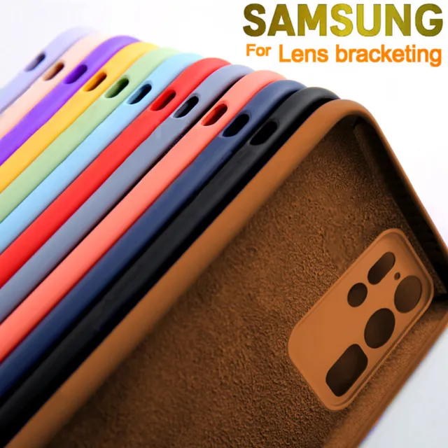 Funda blanda de silicona líquida para Samsung S23 S22 Ultra S21 S20 FE A54 A52 A53