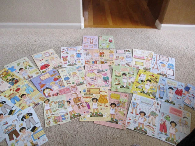 Mary Engelbreit  Paper Dolls Ann Estelle & Friends,  LILAH,  TOMMY, GEORGIA LOT