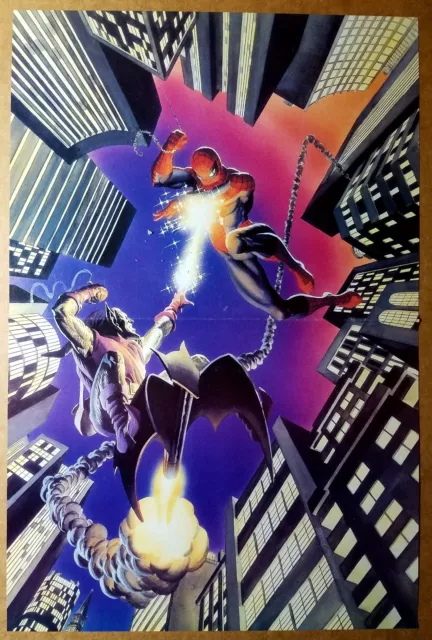 SPIDER-MAN VS GREEN Goblin Marvel Comics Poster by Alex Ross $9.50