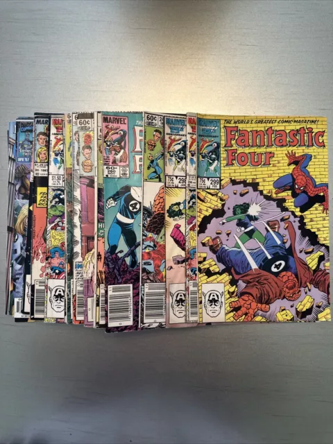 Fantastic Four  Lot of 20 Marvel Comics Gradable Rare Lot Gradable 1980 To 2020