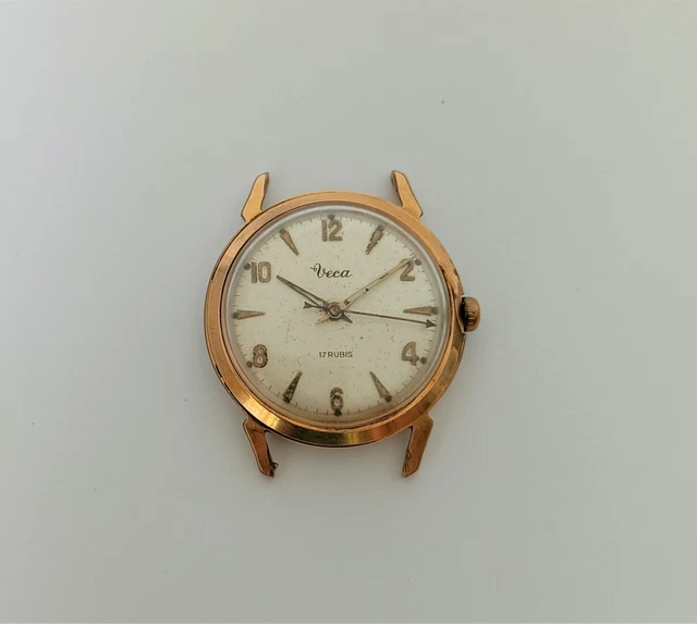 Montre Mécanique Vintage Glenia - Fonctionne - Ref08716J - Style Unisexe