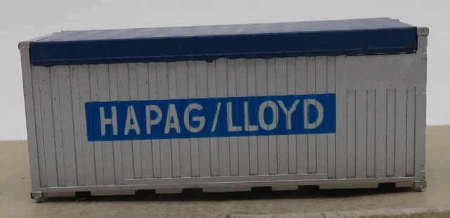 Semi-remorque Hanomag-Henschell Conteneur « Hapag-Lloyd » – échelle HO 1/87 – Marque Wiking – Occasion