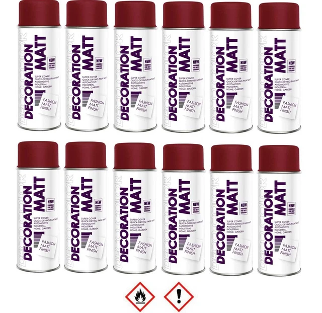 LudwigLacke Spraydose RAL 3005 WEINROT Matt – 400 Ml, Für Innen & Außen