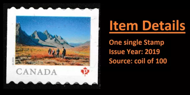 Canada 3144 Far & Wide Tombstone P coil single MNH 2019