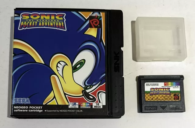 Sonic The Hedgehog Pocket Adventure Neo Geo Pocket Boxed PAL Sega *READ*