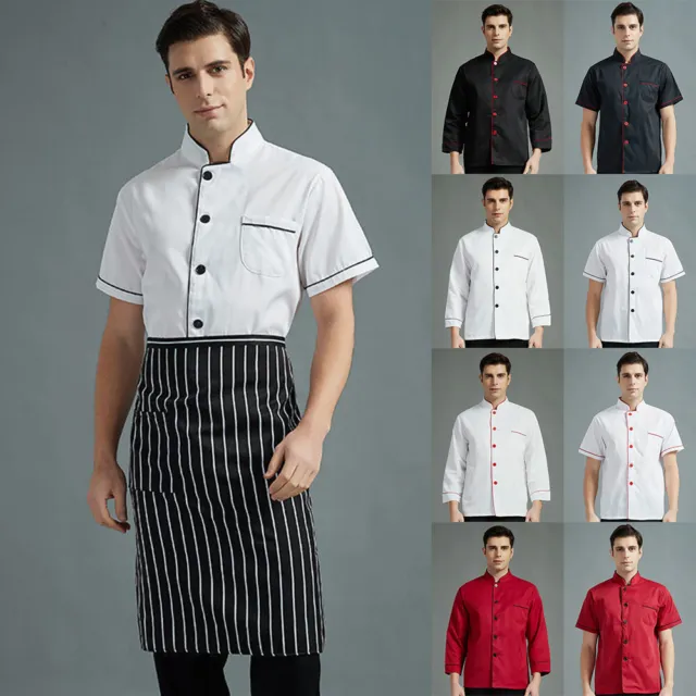 Men Women Kitchen Wear Waiter Bakery Uniform Chef Restaurant Jacket Chef Coat