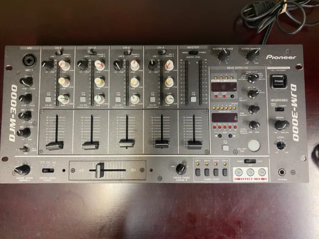 Pioneer DJM-3000 Professional DJ Mixer 4-Channel 4ch DJM3000 High end Tested