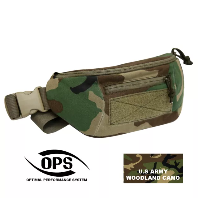 Ops/Ur-Tactical Low Profile Tatctical Waist Pack, A-Tacs, Multicam, Pencott, Rg