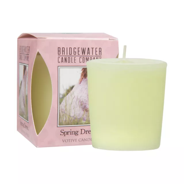 3 Stück (168g) Bridgewater Candle Duft Kerze Votive Duftkerze Spring Dress