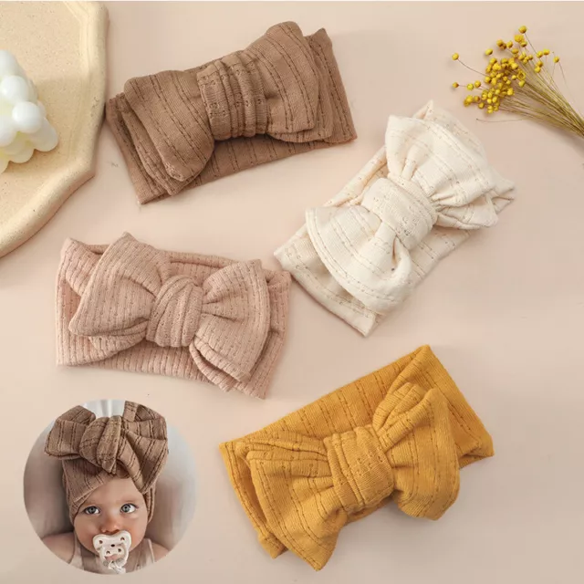 Enfant Très Grand DIY Double Couche Noeud Bandeau Nœud Bébé Fille Serre-Têtes ,