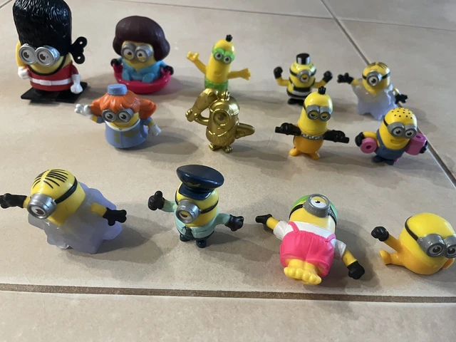 Bulk Lot 13 x Minions Despicable Me McDonalds Burger king Happy Meal Toys