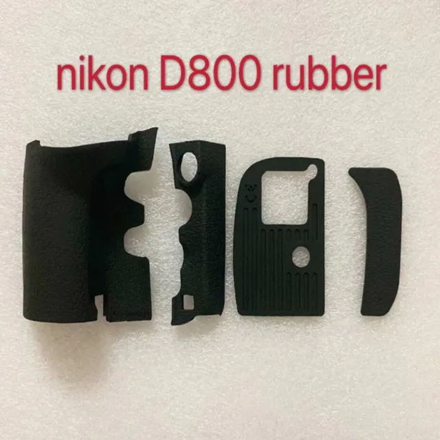 For Nikon D800 d800 Camera Body Rubber Cover Grip+ Bottom + Rear Thumb + FX Side