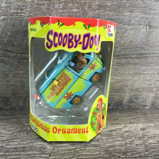 VTG 2000 Scooby-Doo! Mystery Machine Christmas Ornament Cartoon Network Trevco