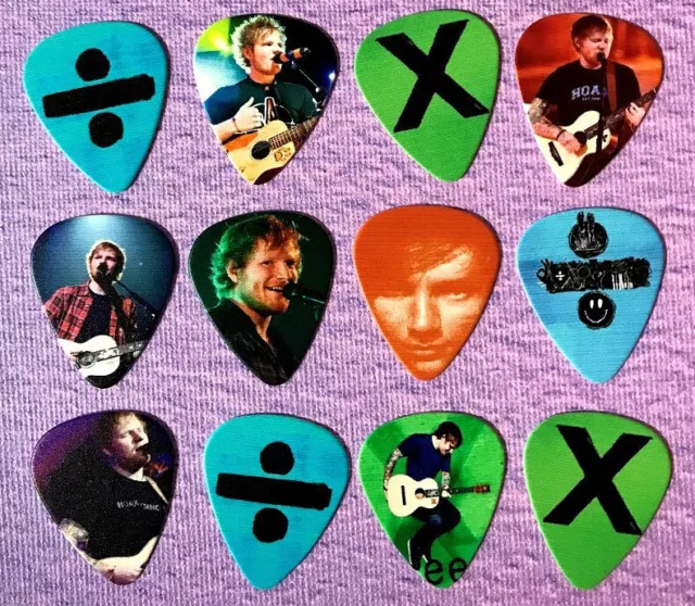 ED SHEERAN  Guitar Picks Set of 12