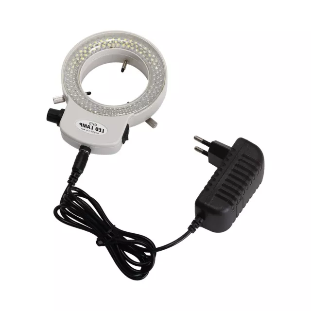 144 LED Adjustable Ring Light Lamp Illuminator for Stereo Microscope 3