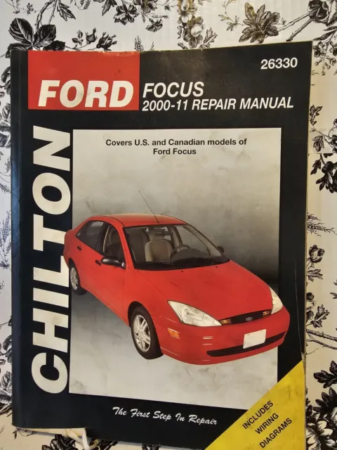 Chilton Ford Focus 2000-2011 Repair Manual Book W/ Wiring Diagrams #26330