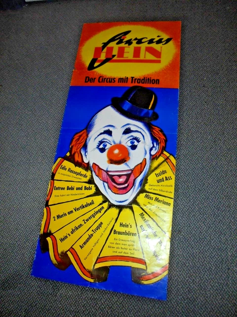Affiche Cirque Vintage Zirkus Olympia 1964 – 40x60 Cm – Allemagne