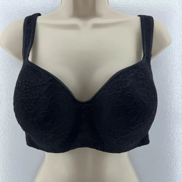 44D LANE BRYANT Cacique French Balconette Bra Black Lace Seriously Sexy  Lined $39.99 - PicClick