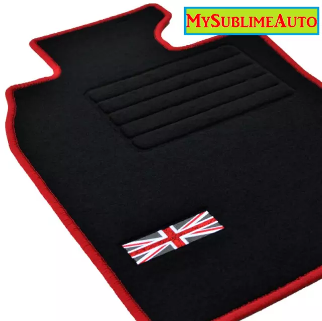 Tapis Sol Bmw Mini Série 2 Cooper + S R56 Depuis 2006 Edition Logo Velours Brodé